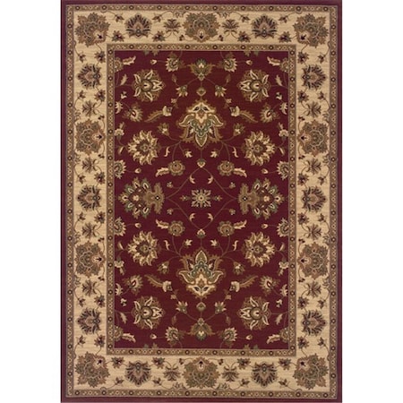 Sphinx By Oriental Weavers Area Rugs, Ariana 623V3 6X9 Rectangle - Red/ Ivory-Polypropylene A623V3200285ST